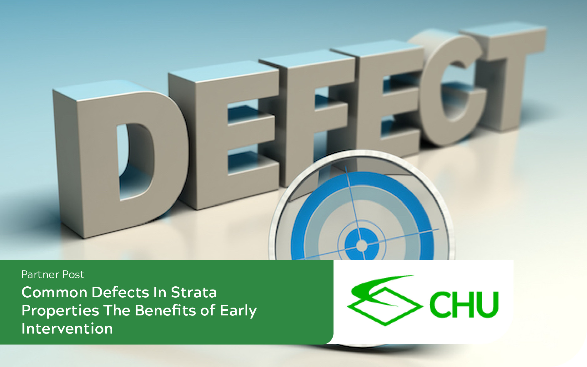Common Defects in Strata Properties – The Benefits of Early Intervention